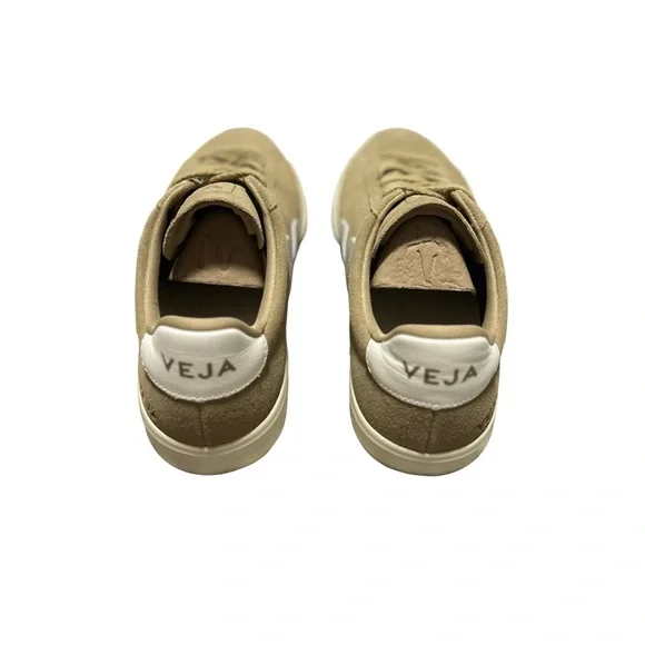 New! Veja Dune/White Suede Sneakers - Picture 5 of 7
